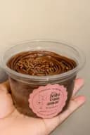 Bolo de pote Brigadeiro